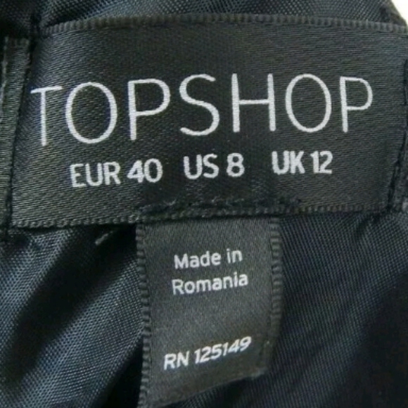 Topshop Lace Back Colorblock Romper - Picture 4 of 4